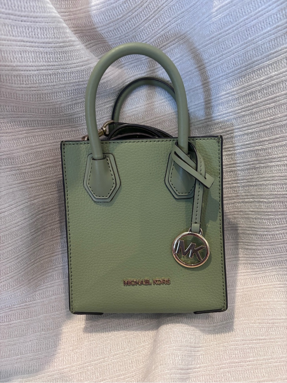 Michael Kors Sage Green Mini Tote Bag